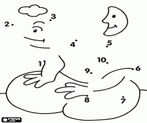 Omalovánka Nakreslete žába na skalách