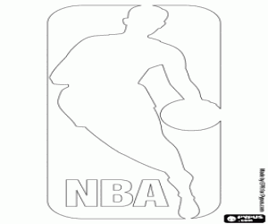 Omalovánka NBA logo