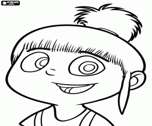 Omalovánka Je nejmenší sestra Agnes