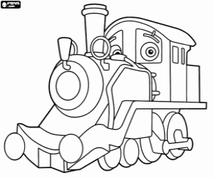 Omalovánka Nejstarší lokomotiva Chuggington