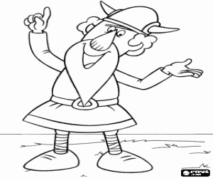 Omalovánka Nejstarší viking Urobe