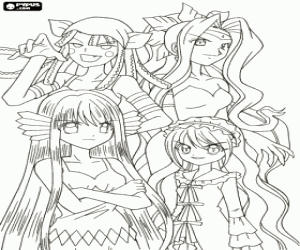 Omalovánka Nepřátelé princezny sirény