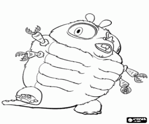 Omalovánka Netvor, obří hmyz