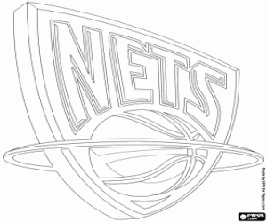 Omalovánka New Jersey Nets logo