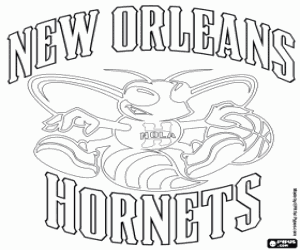 Omalovánka New Orleans Hornets emblém