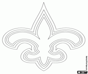 Omalovánka New Orleans Saints logo