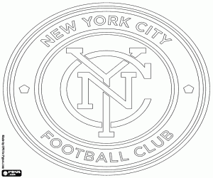 Omalovánka New York City FC emblém