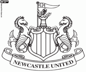 Omalovánka Newcastle United emblém