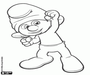 Omalovánka Nešika Šmoula v Paříži