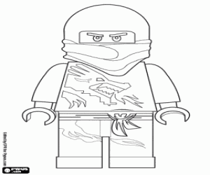 Omalovánka Ninja bojovník, Lego Ninjago