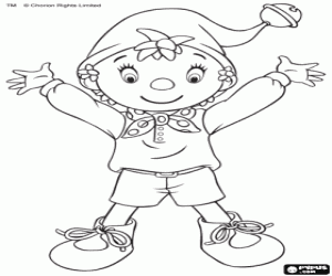 Omalovánka Noddy hračky je město