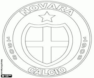 Omalovánka Novara Calcio emblém