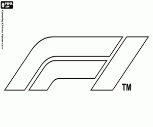 Omalovánka Nové oficiální logo F1