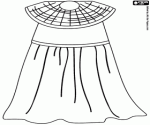 Omalovánka Oblečení pro ženy ve Starověkém Egyptě