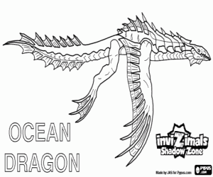 Omalovánka Ocean Dragon, Invizimals Shadow Zone