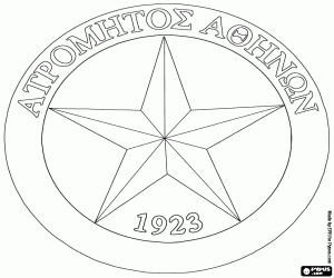 Omalovánka Odznak Atromitos FC