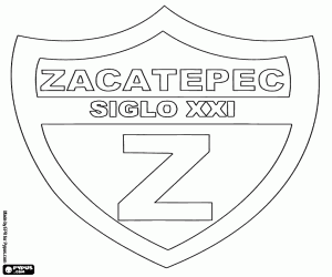 Omalovánka Odznak CF Zacatepec