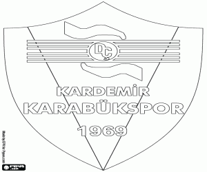 Omalovánka Odznak Kardemir Karabukspor
