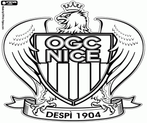 Omalovánka Odznak OGC Nice