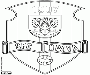 Omalovánka Odznak SFC Opava