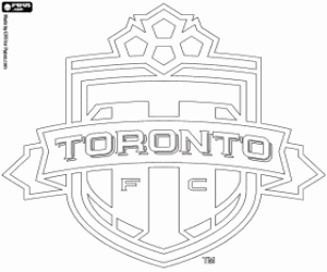 Omalovánka Odznak Toronto FC