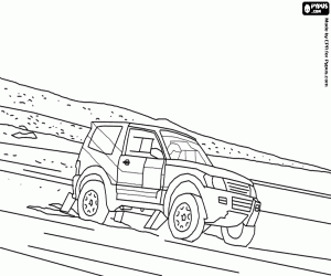 Omalovánka Off-Road na písčitý terén