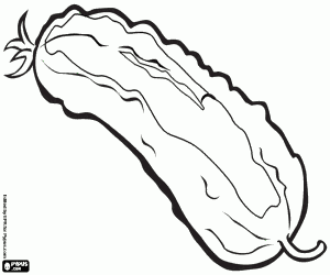 Omalovánka Okurka je velmi hydratační