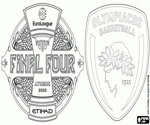 Omalovánka Olympiacos BC, Euroleague 2026