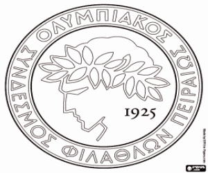 Omalovánka Olympiacos FC logo