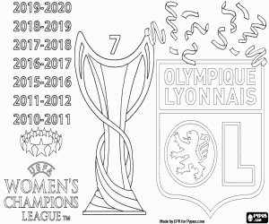 Omalovánka Olympique Lyon, Liga mistrů