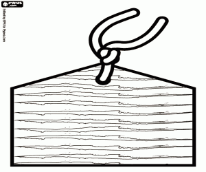 Omalovánka Omamori, japonský amulet