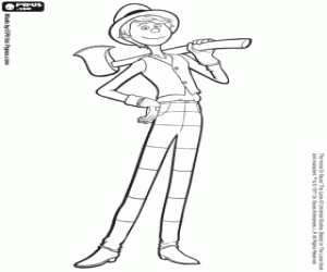 Omalovánka Once-ler, mladý dřevorubec