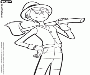 Omalovánka Once-Ler se sekerou, Lorax