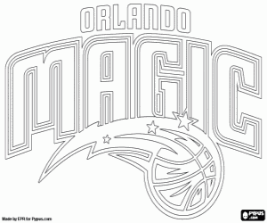 Omalovánka Orlando Magic logo