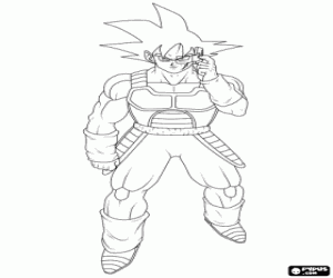 Omalovánka Otec Goku, Bardock