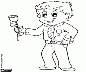 Omalovánka Otec, táta