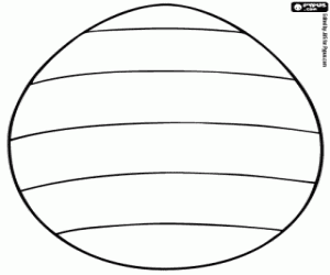 Omalovánka Ozdobit velikonoční vajíčko