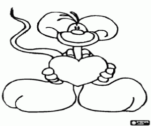 Omalovánka Ošulit s velkým srdcem