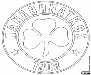 Omalovánka Panathinaikos emblém