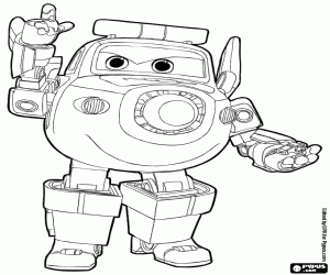 Omalovánka Paul je letoun policie