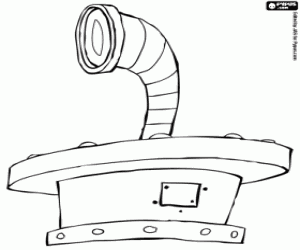 Omalovánka Periskop ponorky