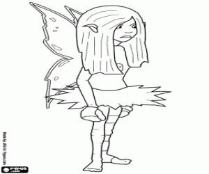 Omalovánka Pesticide, víla Muddle Earth