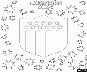 Omalovánka Peñarol Montevideo, šampion 2024