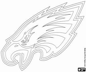 Omalovánka Philadelphia Eagles logo