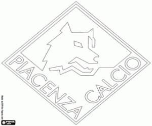 Omalovánka Piacenza Calcio logo