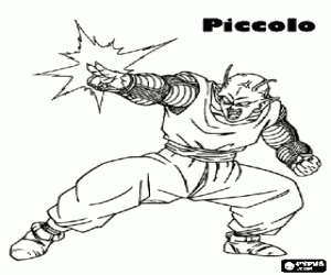 Omalovánka Piccolo, bojovník z Dragon Ball