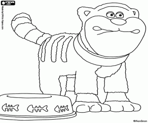 Omalovánka Pidsley, kočka farma