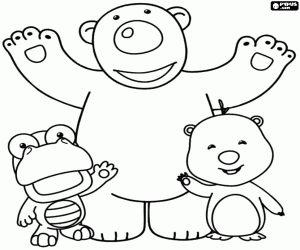 Omalovánka Poby, Crong a Loopy