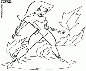 Omalovánka Poison Ivy, nepřítel Batman