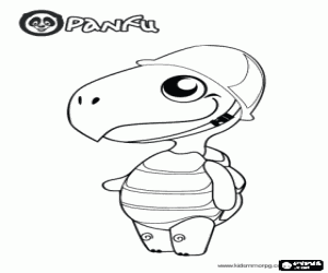 Omalovánka Pokopet, Panfu želva